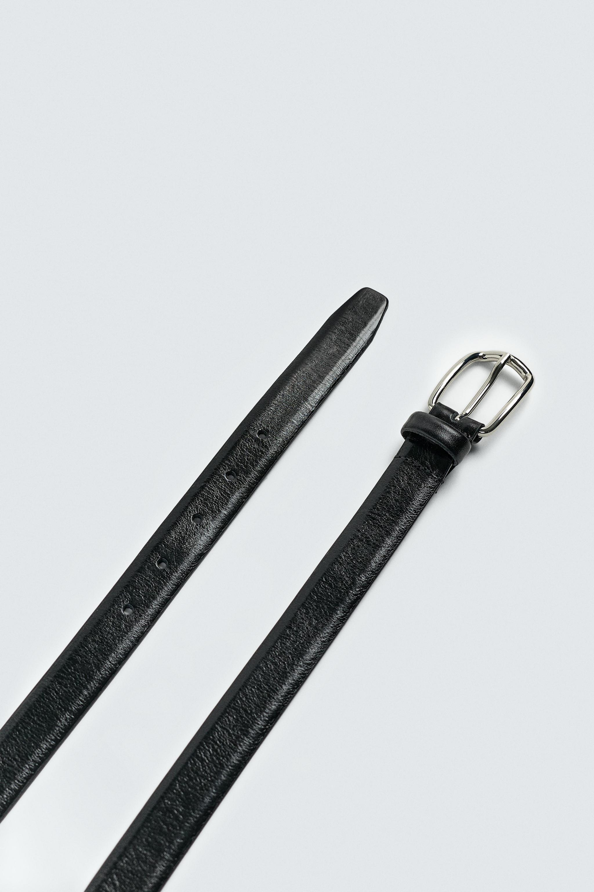 LEATHER BELT AARON LEVINE X ZARA